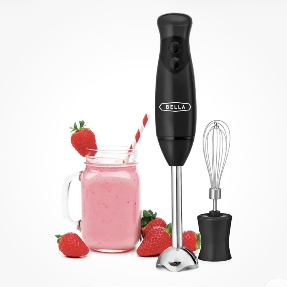 Bella Portable Mixer with Whisk Attachment